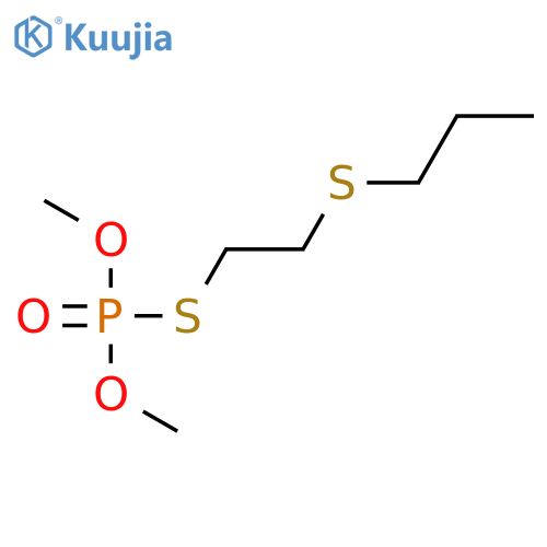 PHOSPHOROTHIOIC ACID, O,O-DIMETHYL S-[2-(PROPYLTHIO)ETHYL] ESTER structure