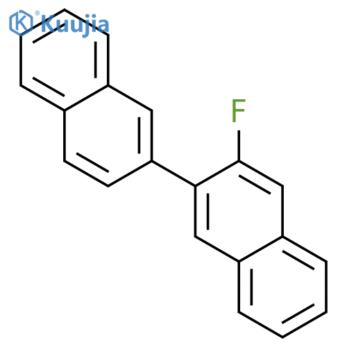 2,2'-Binaphthalene, 3-fluoro- structure