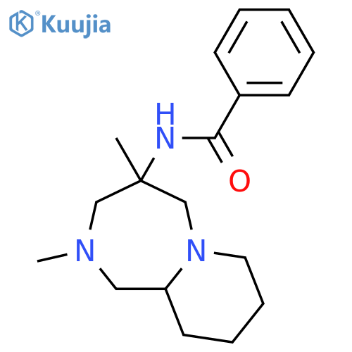 Benzamide, N-(decahydro-2,4-dimethylpyrido[1,2-a][1,4]diazepin-4-yl)- structure