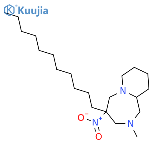 Pyrido[1,2-a][1,4]diazepine, decahydro-2-methyl-4-nitro-4-undecyl- structure