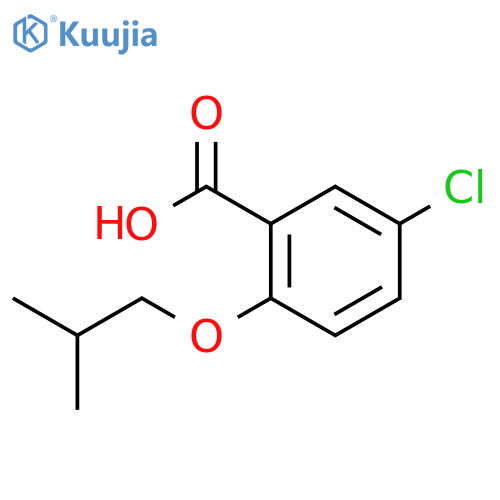 5-chloro-2-(2-methylpropoxy)benzoic acid structure