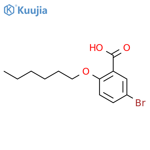 5-Bromo-2-(hexyloxy)benzoic Acid structure