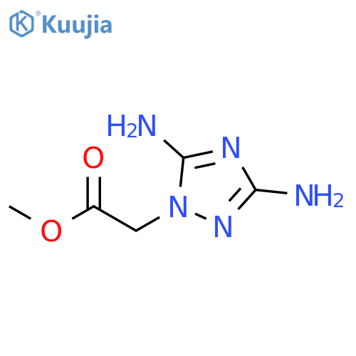 1H-1,2,4-Triazole-1-acetic acid, 3,5-diamino-, methyl ester structure