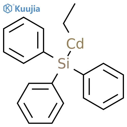 Cadmium, ethyl(triphenylsilyl)- structure