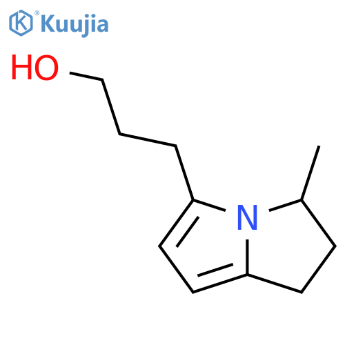 1H-Pyrrolizine-5-propanol, 2,3-dihydro-3-methyl- structure
