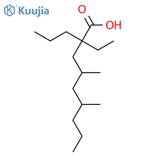 Nonanoic acid, 2-ethyl-4,6-dimethyl-2-propyl- structure