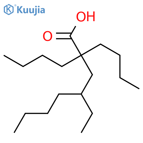 Octanoic acid, 2,2-dibutyl-4-ethyl- structure
