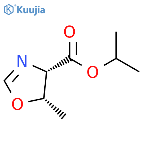 4-Oxazolecarboxylic acid, 4,5-dihydro-5-methyl-, 1-methylethyl ester, cis- (9CI) structure