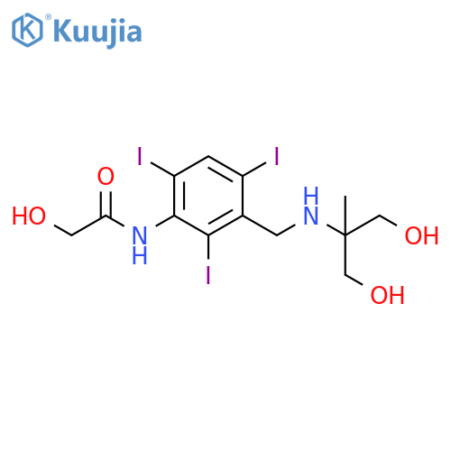 Acetamide,2-hydroxy-N-[3-[[[2-hydroxy-1-(hydroxymethyl)-1-methylethyl]amino]methyl]-2,4,6-triiodophenyl]- structure
