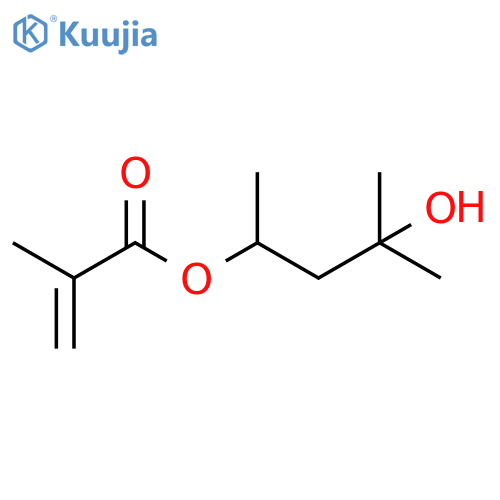 2-Propenoic acid, 2-methyl-, 3-hydroxy-1,3-dimethylbutyl ester structure