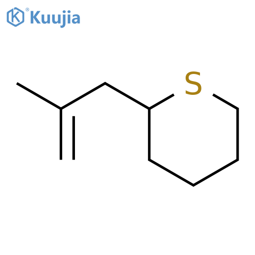 2H-Thiopyran, tetrahydro-2-(2-methyl-2-propenyl)- structure