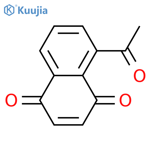 1,4-Naphthalenedione, 5-acetyl- structure