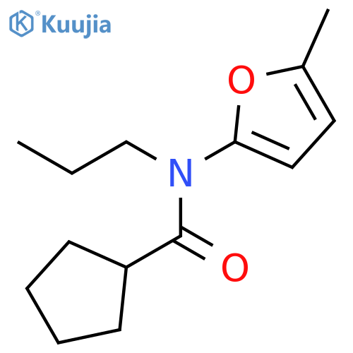 Cyclopentanecarboxamide, N-(5-methyl-2-furanyl)-N-propyl- structure