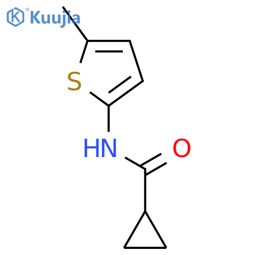 Cyclopropanecarboxamide, N-(5-methyl-2-thienyl)- structure