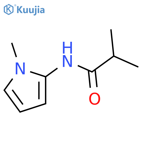 Propanamide, 2-methyl-N-(1-methyl-1H-pyrrol-2-yl)- structure
