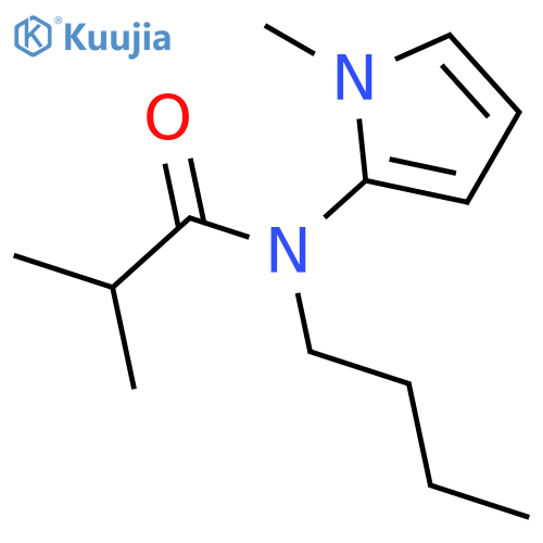 Propanamide, N-butyl-2-methyl-N-(1-methyl-1H-pyrrol-2-yl)- structure