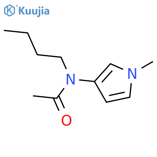 Acetamide, N-butyl-N-(1-methyl-1H-pyrrol-3-yl)- structure
