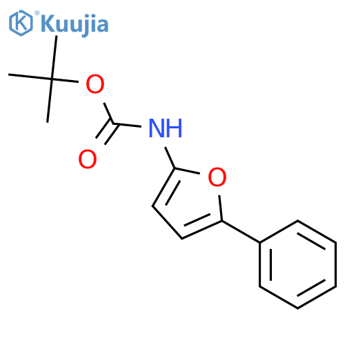 Carbamic acid, (5-phenyl-2-furanyl)-, 1,1-dimethylethyl ester structure