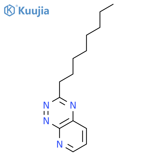 Pyrido[3,2-e]-1,2,4-triazine, 3-octyl- structure