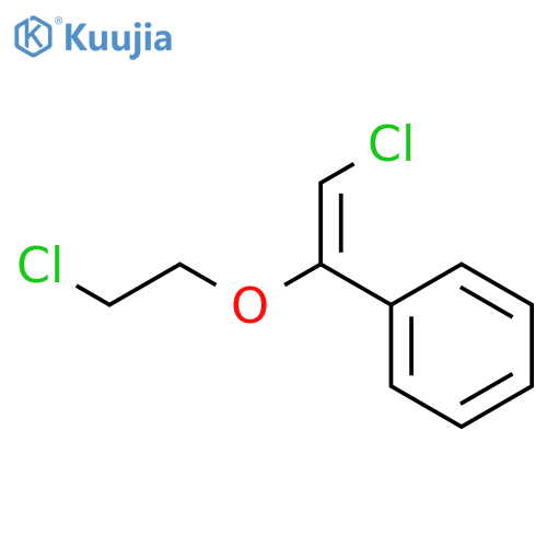 Benzene, [2-chloro-1-(2-chloroethoxy)ethenyl]- structure