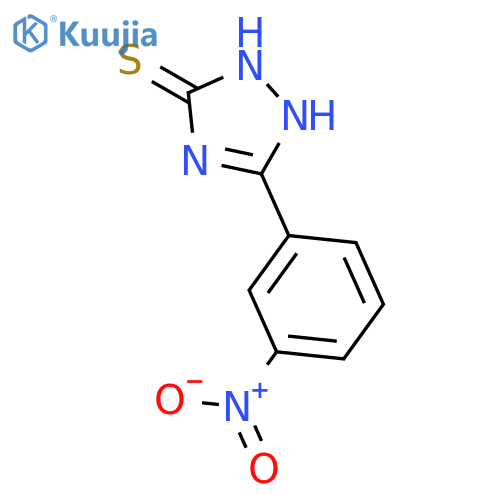 5-(3-Nitrophenyl)-2,4-dihydro-3H-1,2,4-triazole-3-thione structure