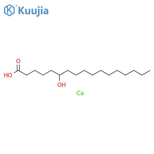 Heptadecanoic acid, 6-hydroxy-, calcium salt (2:1) structure
