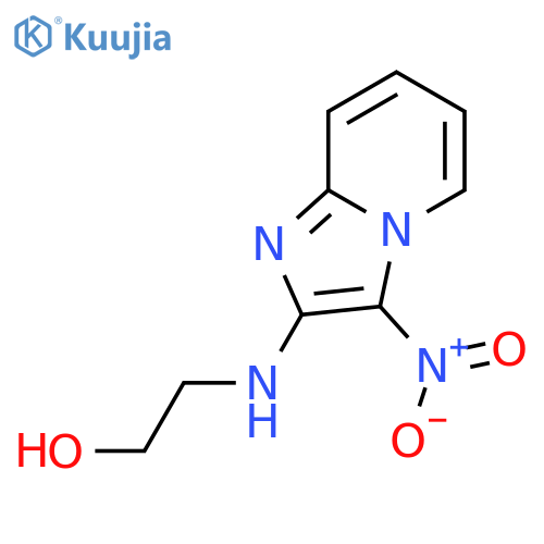 Ethanol, 2-[(3-nitroimidazo[1,2-a]pyridin-2-yl)amino]- structure