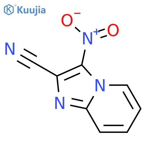 Imidazo[1,2-a]pyridine-2-carbonitrile, 3-nitro- structure