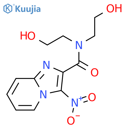 Imidazo[1,2-a]pyridine-2-carboxamide, N,N-bis(2-hydroxyethyl)-3-nitro- structure