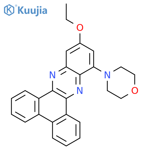 DIBENZO[A,C]PHENAZINE, 12-ETHOXY-10-(4-MORPHOLINYL)- structure