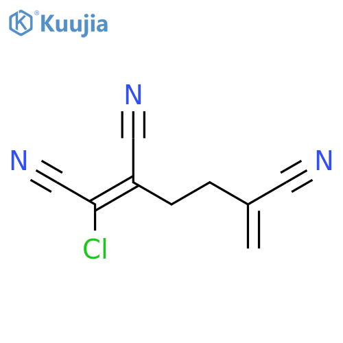 1,5-HEXADIENE-1,2,5-TRICARBONITRILE, 1-CHLORO- structure