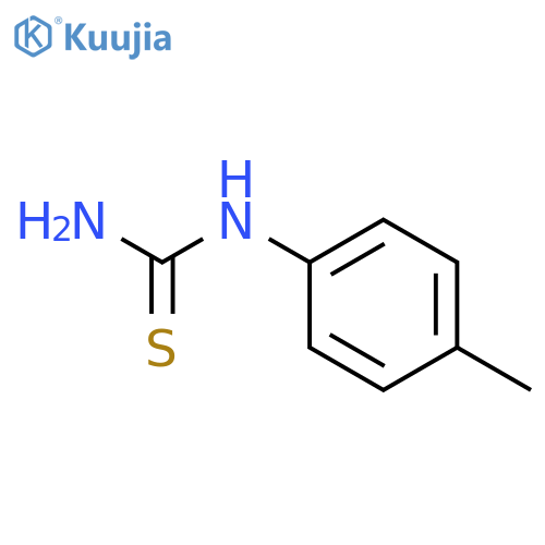 (4-methylphenyl)thiourea structure