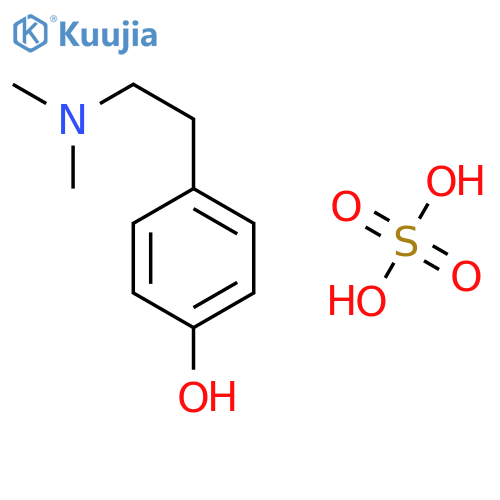 4-(2-(Dimethylamino)ethyl)phenol sulfate structure