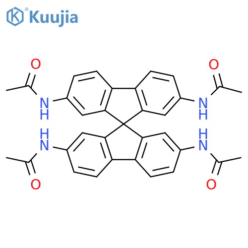 Acetamide,N,N',N'',N'''-9,9'-spirobi[9H-fluorene]-2,2',7,7'-tetrayltetrakis- structure