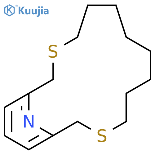 3,12-dithia-18-azabicyclo[12.3.1]octadeca-1(18),14,16-triene structure