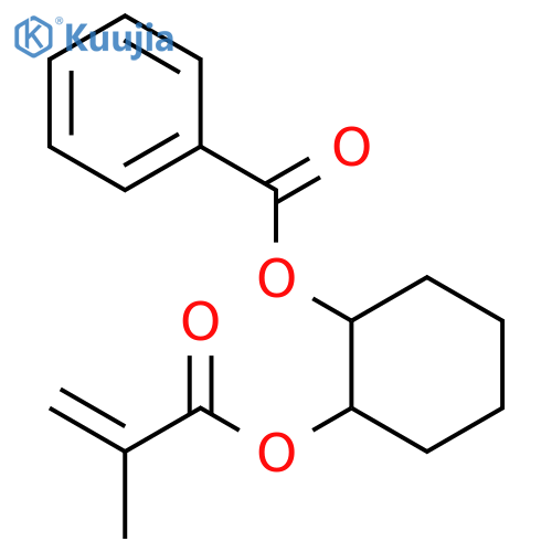 2-Propenoic acid, 2-methyl-, 2-(benzoyloxy)cyclohexyl ester structure