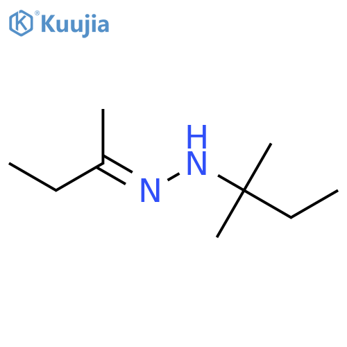 2-Butanone, (1,1-dimethylpropyl)hydrazone structure