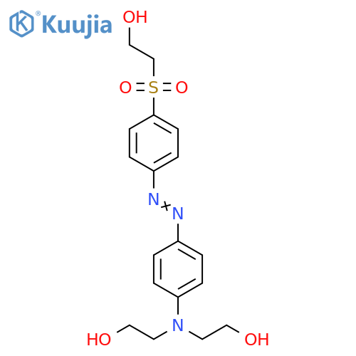 Ethanol,2,2'-[[4-[[4-[(2-hydroxyethyl)sulfonyl]phenyl]azo]phenyl]imino]bis- structure