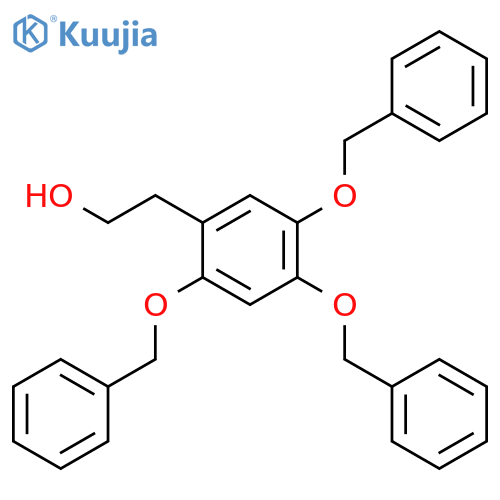 BENZENEETHANOL, 2,4,5-TRIS(PHENYLMETHOXY)- structure