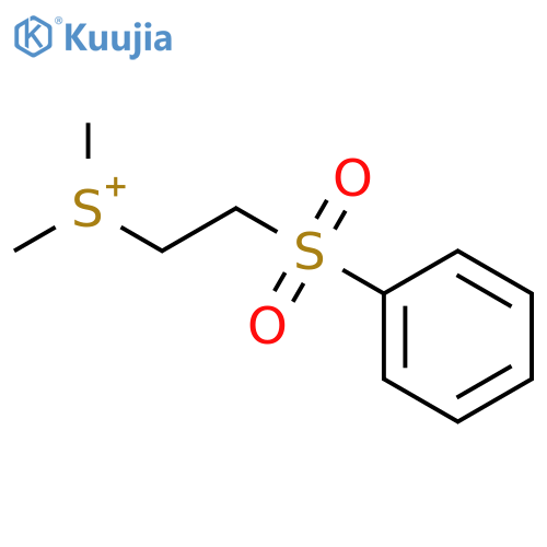 Sulfonium, dimethyl[2-(phenylsulfonyl)ethyl]- structure