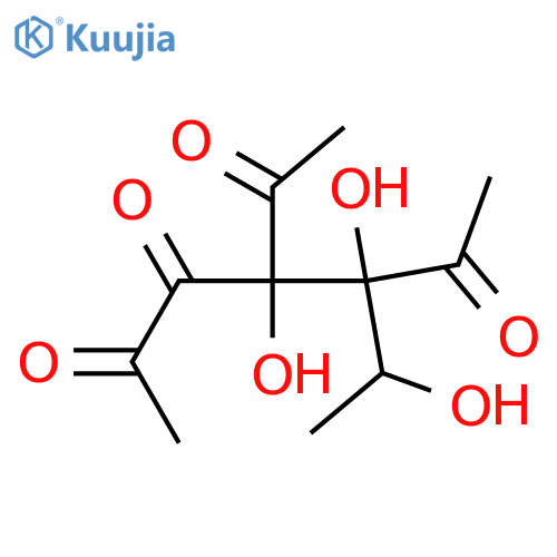 1,2,3-Triacetyl-5-Deoxy-D-Ribose structure