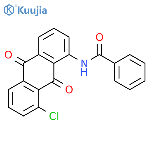 Benzamide, N-(8-chloro-9,10-dihydro-9,10-dioxo-1-anthracenyl)- structure