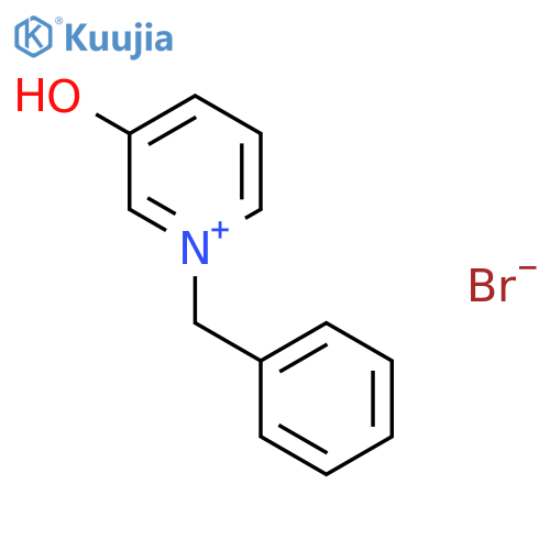 1-benzyl-3-hydroxypyridinium bromide structure