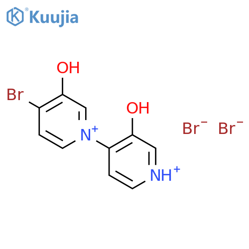 1,4'-Bipyridinium, 4-bromo-3,3'-dihydroxy-, bromide structure