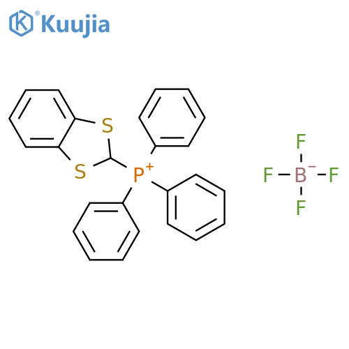 1,3-benzodithiol-2-yltriphenyl phosphonium tetrafluoroborate structure