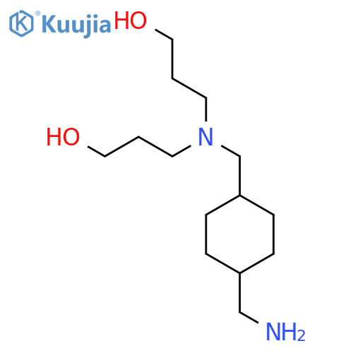 1-Propanol, 3,3'-[[[4-(aminomethyl)cyclohexyl]methyl]imino]bis- structure