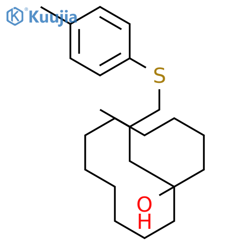 Cyclododecanol, 1-[2-methyl-3-[(4-methylphenyl)thio]propyl]- structure