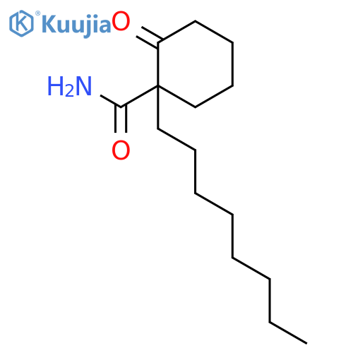 Cyclohexanecarboxamide, 1-octyl-2-oxo- structure