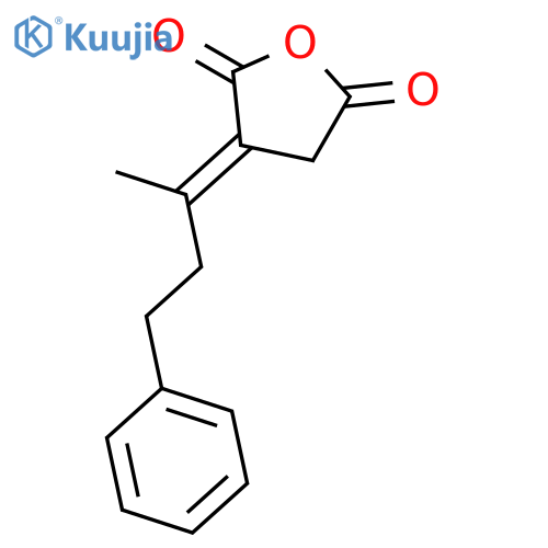 2,5-Furandione, dihydro-3-(1-methyl-3-phenylpropylidene)-, (E)- structure