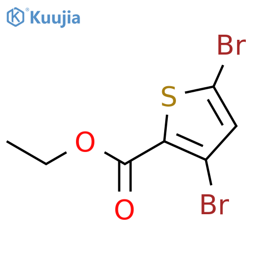 ethyl 3,5-dibromothiophene-2-carboxylate structure